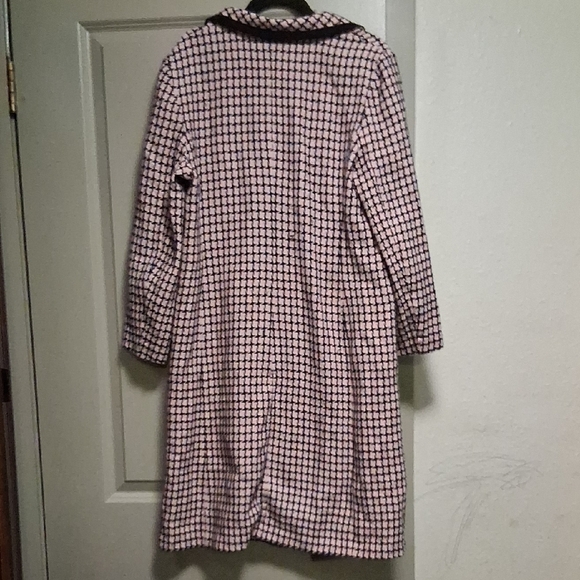 Rabbit Rabbit Rabbit Women's Checkered Trench Coat - Picture 4 of 5